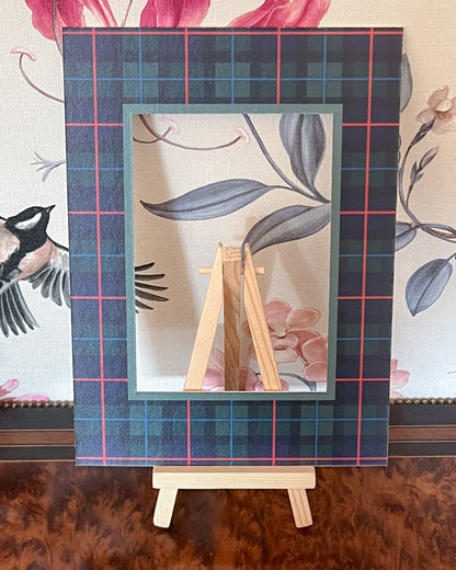 Green Rectangular Campbell of Cawdor Tartan Photo Mat