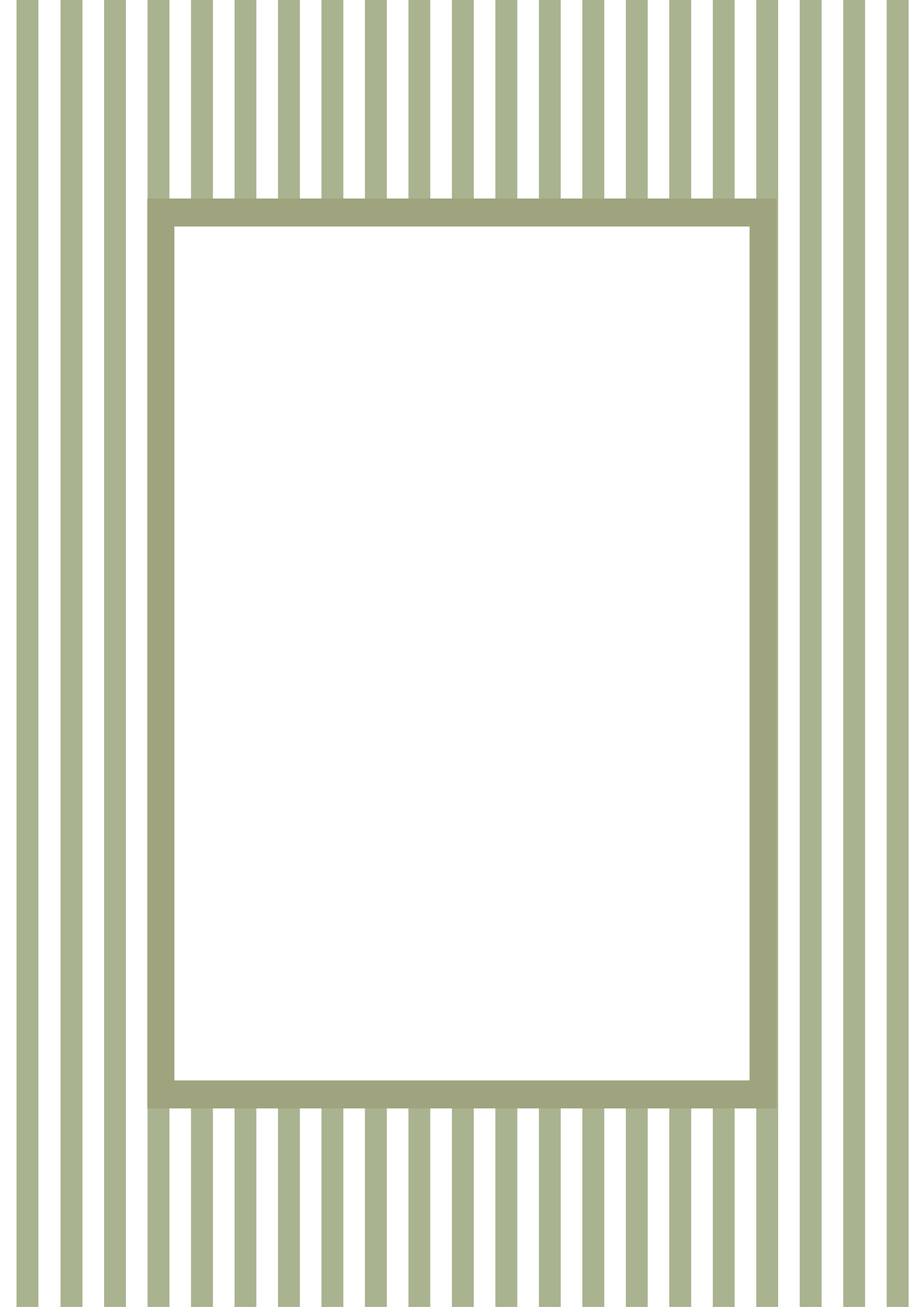 Small Stripes Photo Mount - passepartout frame - rectangular aperture - Coeur et Maman