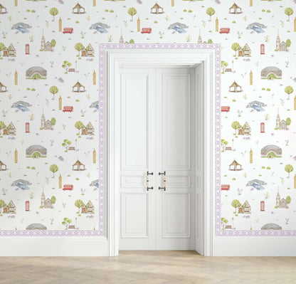MARLOWE WALLPAPER BORDER - Coeur et Maman