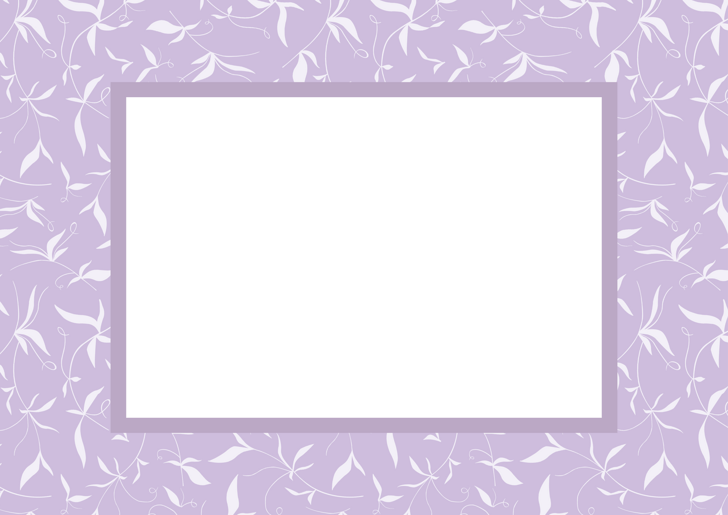 Botanical Photo Mount - passe-par-tout - landscape aperture - Coeur et Maman