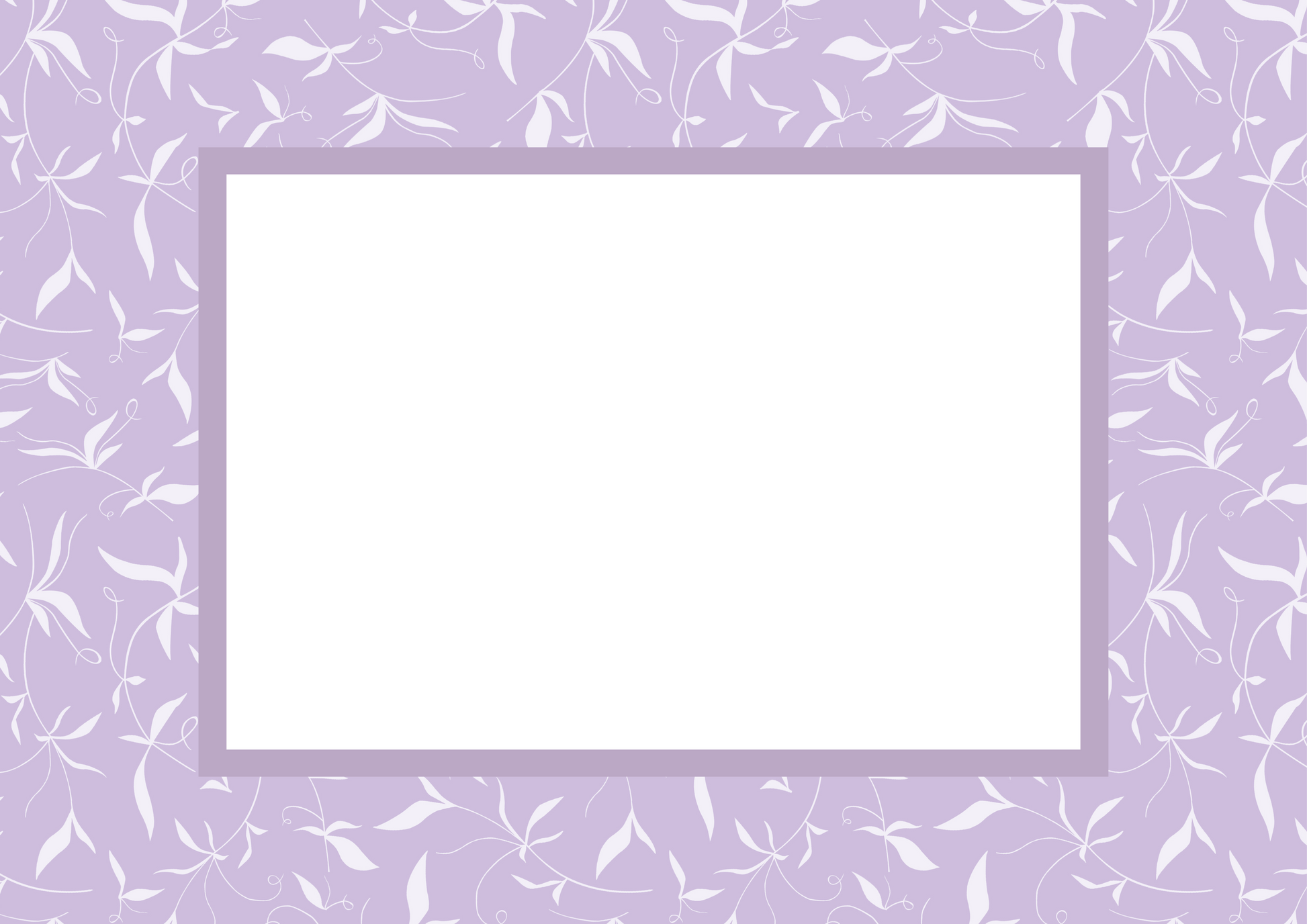 Botanical Photo Mount - passe-par-tout - landscape aperture - Coeur et Maman