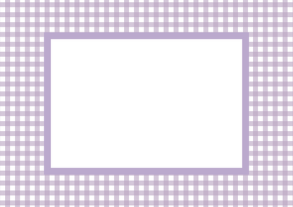 Gingham Photo Mount - passe-par-tout - landscape aperture - Coeur et Maman