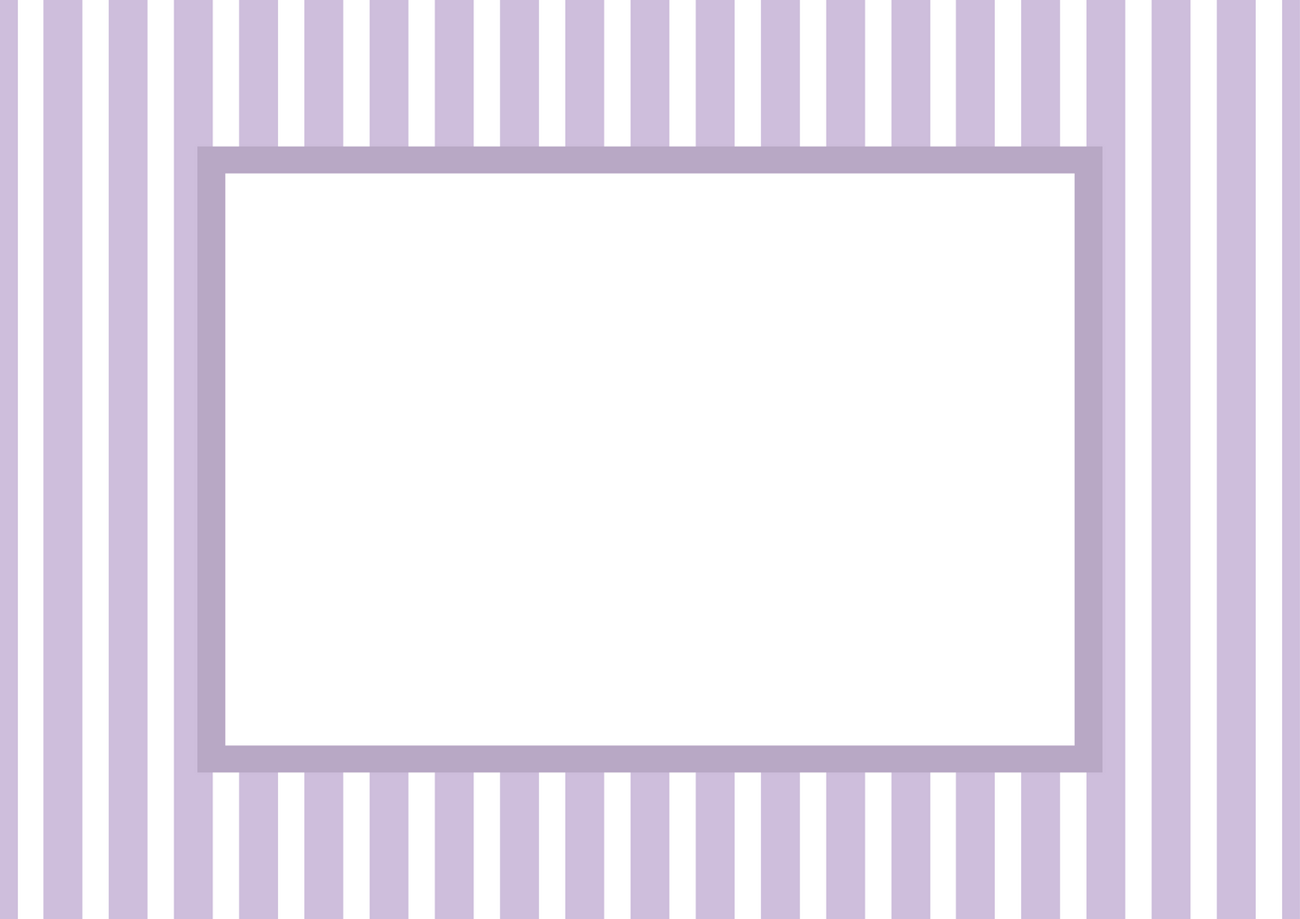 Medium Stripes Photo Mount - passe-par-tout - landscape aperture - Coeur et Maman