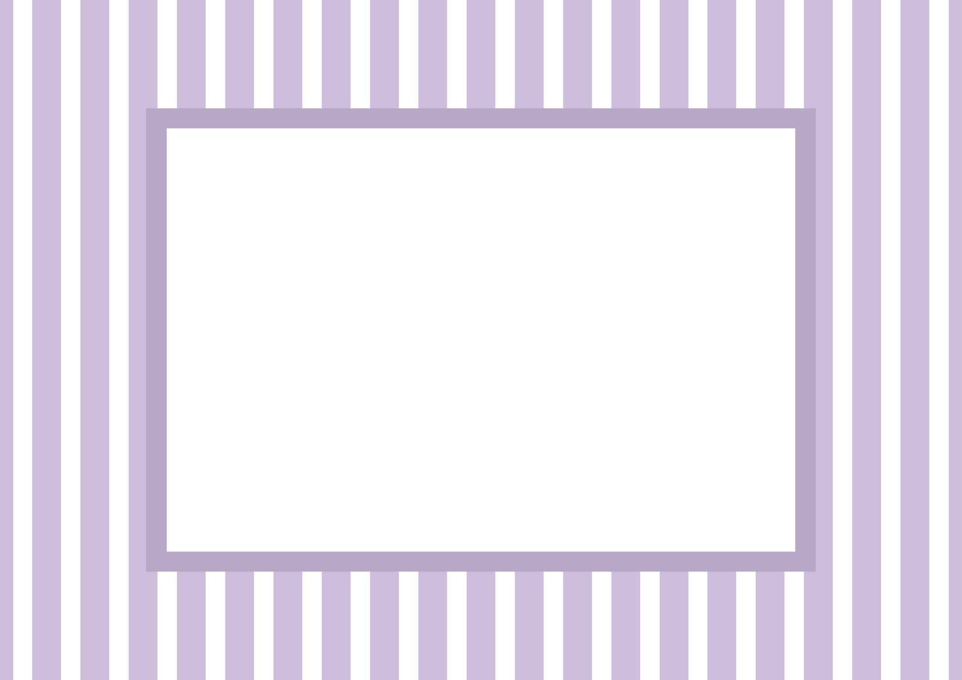 Medium Stripes Photo Mount - passe-par-tout - landscape aperture - Coeur et Maman
