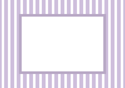 Medium Stripes Photo Mount - passe-par-tout - landscape aperture - Coeur et Maman