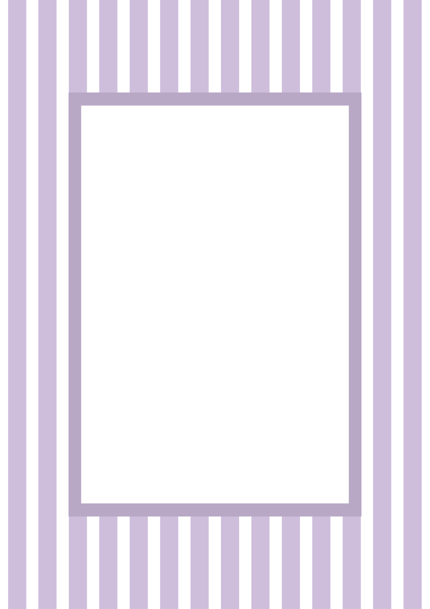 Lilac Rectangular Medium Stripes Photo Mat