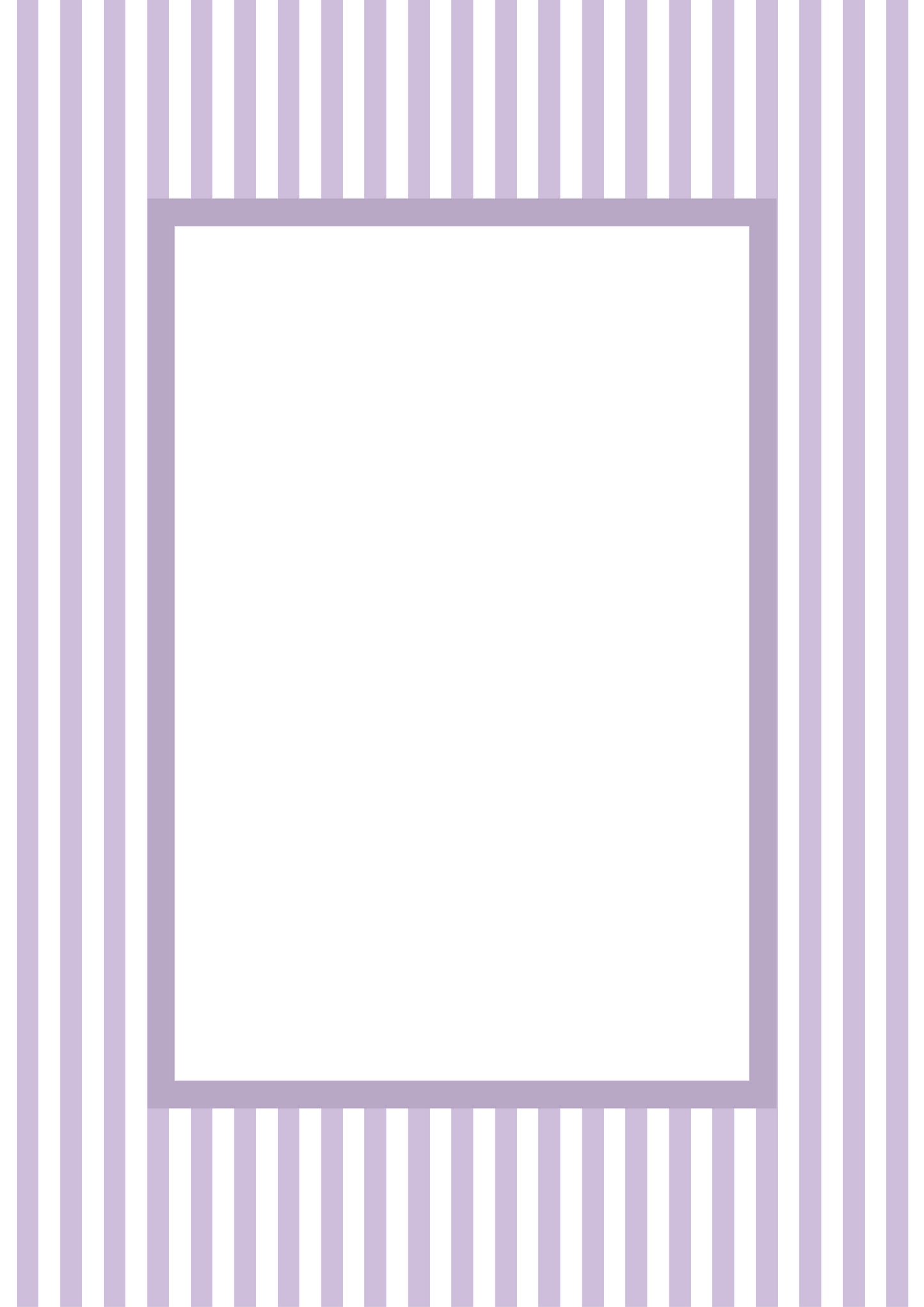 Small Stripes Photo Mount - passepartout frame - rectangular aperture - Coeur et Maman