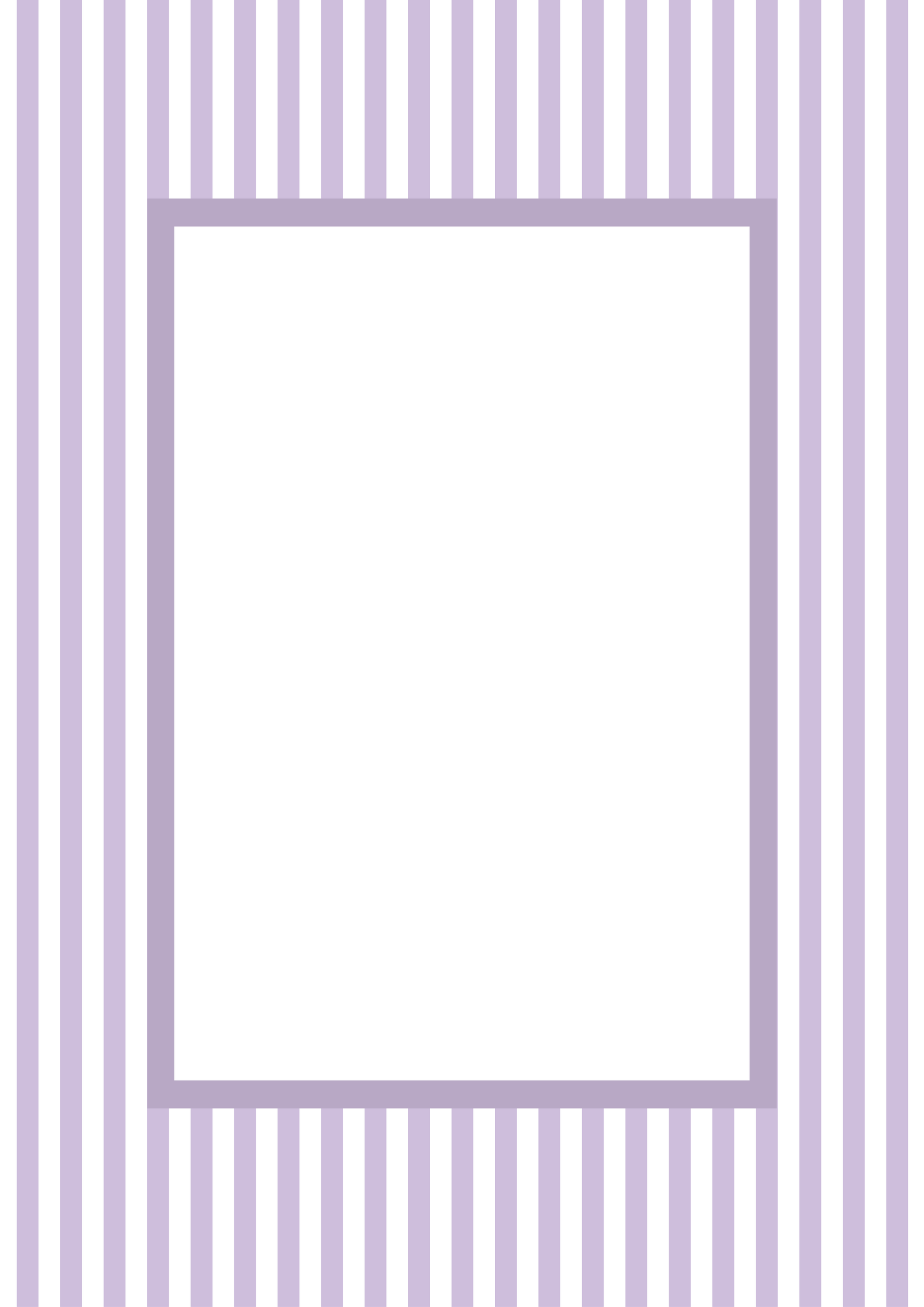 Small Stripes Photo Mount - passepartout frame - rectangular aperture - Coeur et Maman