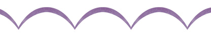 Lilac Scallop Wallpaper Border