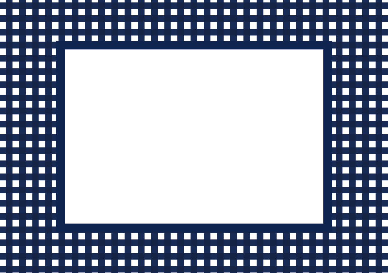 Gingham Photo Mount - passe-par-tout - landscape aperture - Coeur et Maman