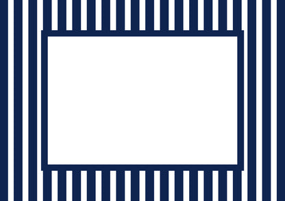 Medium Stripes Photo Mount - passe-par-tout - landscape aperture - Coeur et Maman