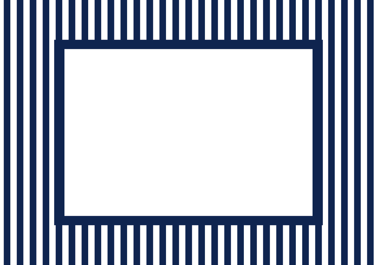 Small Stripes Photo Mount - passe-par-tout - landscape aperture - Coeur et Maman