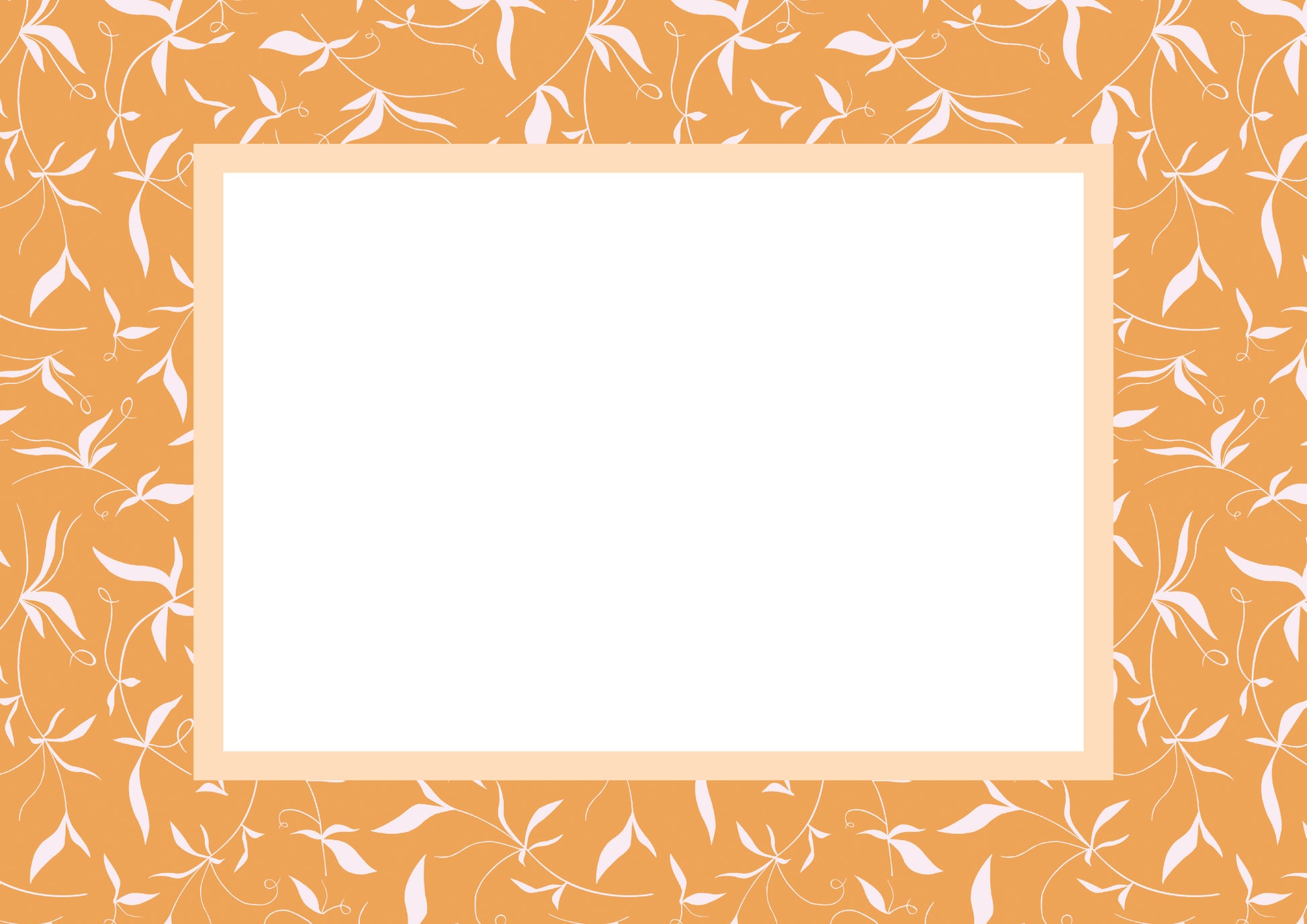 Botanical Photo Mount - passe-par-tout - landscape aperture - Coeur et Maman