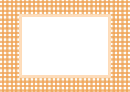 Gingham Photo Mount - passe-par-tout - landscape aperture - Coeur et Maman