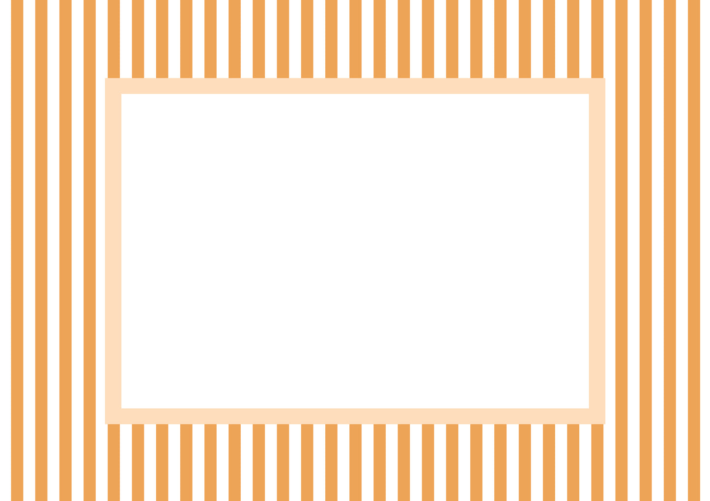 Small Stripes Photo Mount - passe-par-tout - landscape aperture - Coeur et Maman