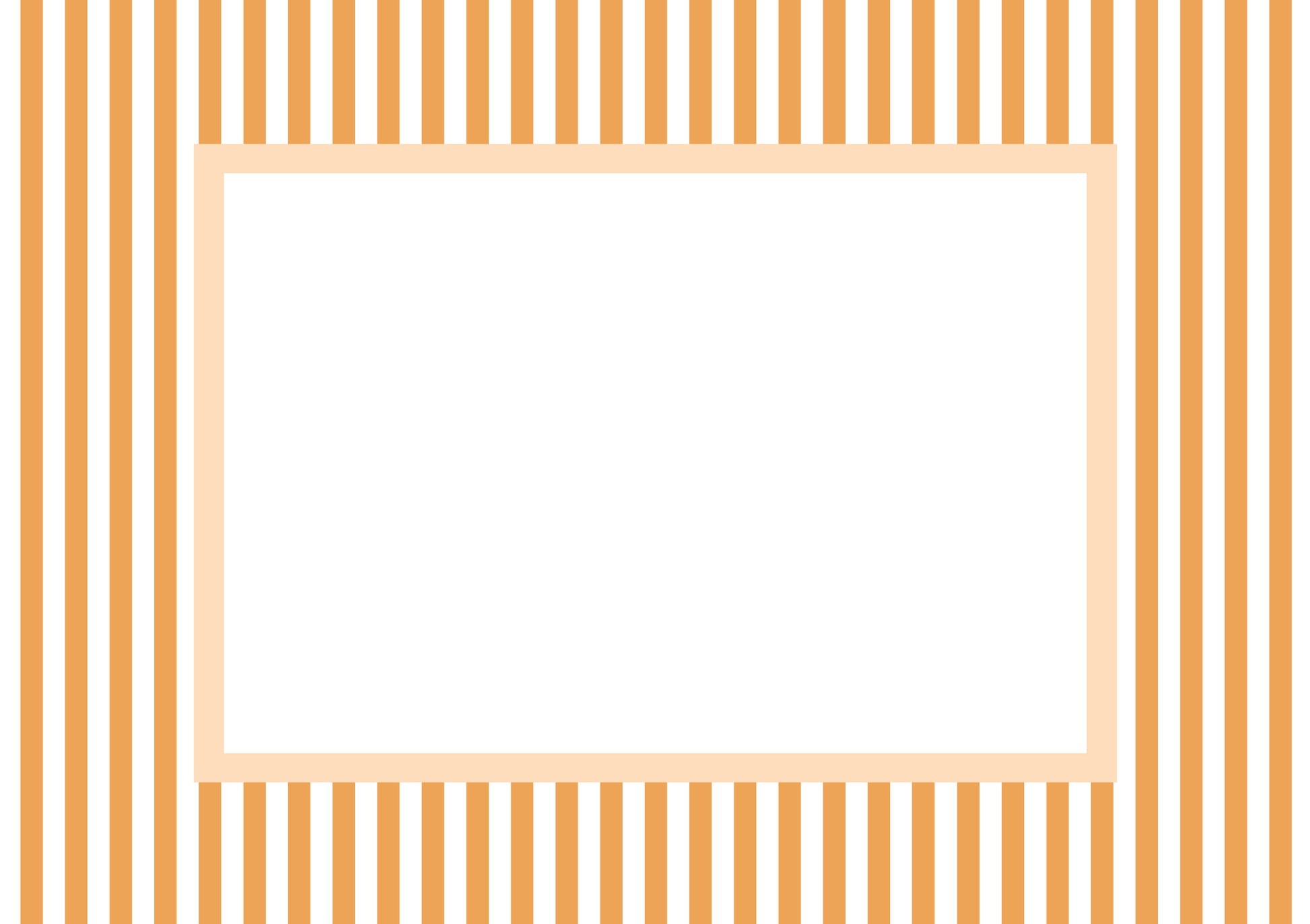 Small Stripes Photo Mount - passe-par-tout - landscape aperture - Coeur et Maman