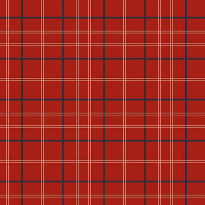 Oval Tartan Photo Mat
