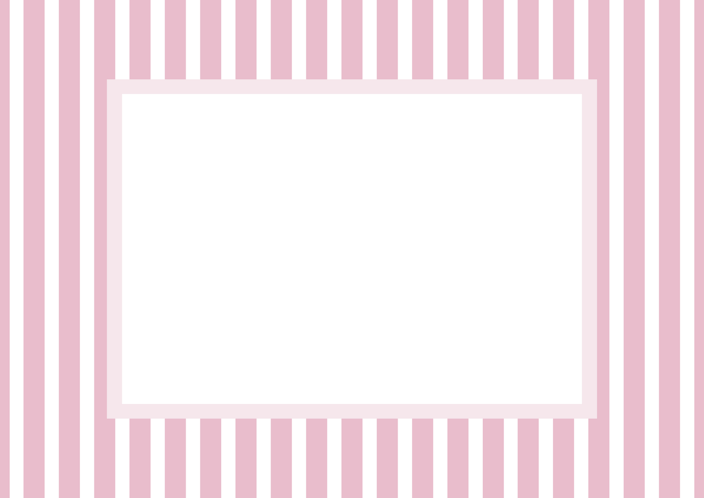 Medium Stripes Photo Mount - passe-par-tout - landscape aperture - Coeur et Maman