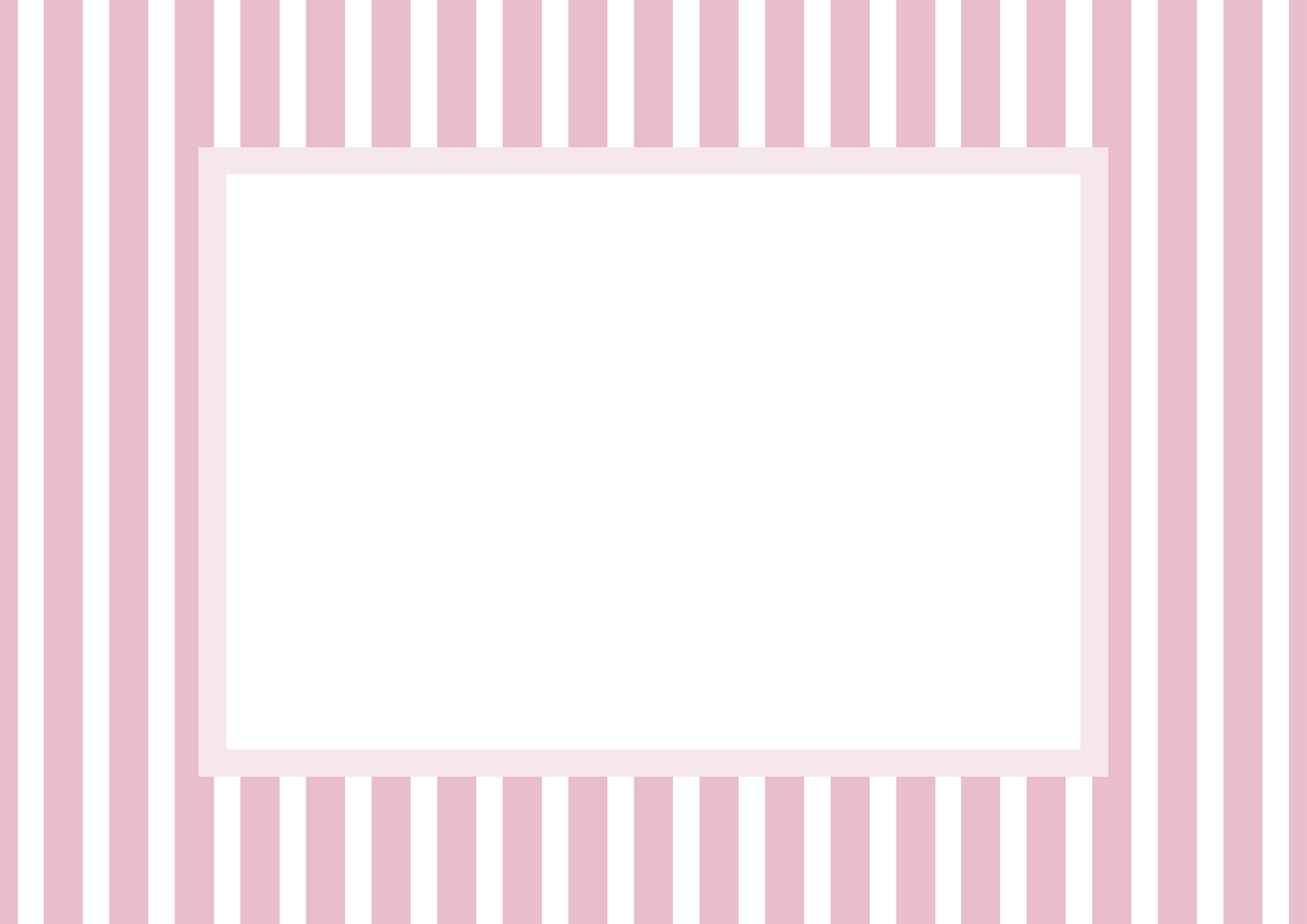 Medium Stripes Photo Mount - passe-par-tout - landscape aperture - Coeur et Maman