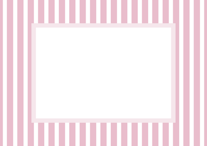 Medium Stripes Photo Mount - passe-par-tout - landscape aperture - Coeur et Maman