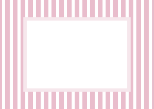 Pink Landscape Medium Stripes Photo Mat