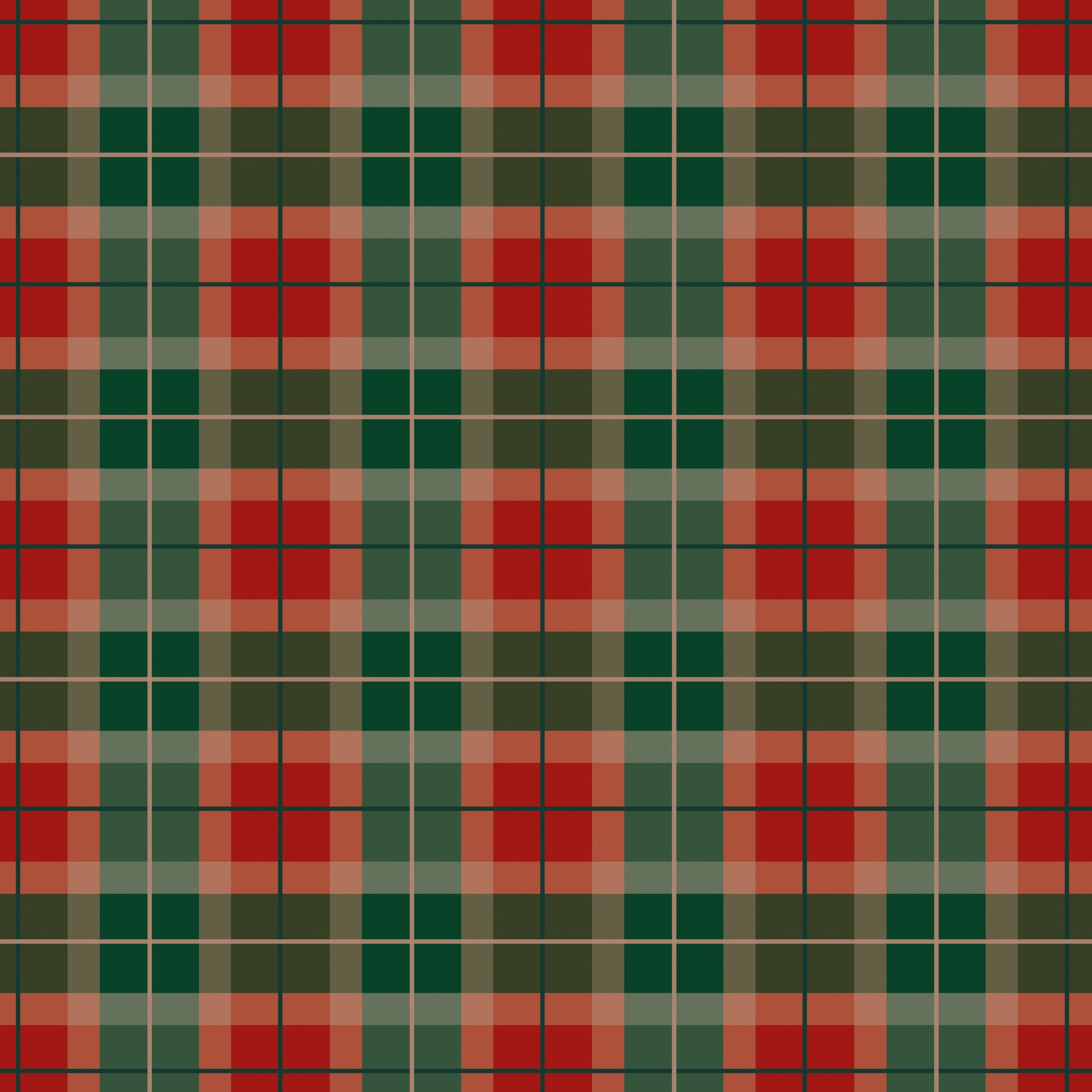 Red Oval Campbell of Cawdor Tartan Photo Mat