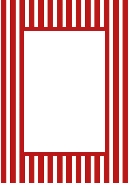 Medium Stripes Photo Mount - passepartout frame - rectangular aperture - Coeur et Maman