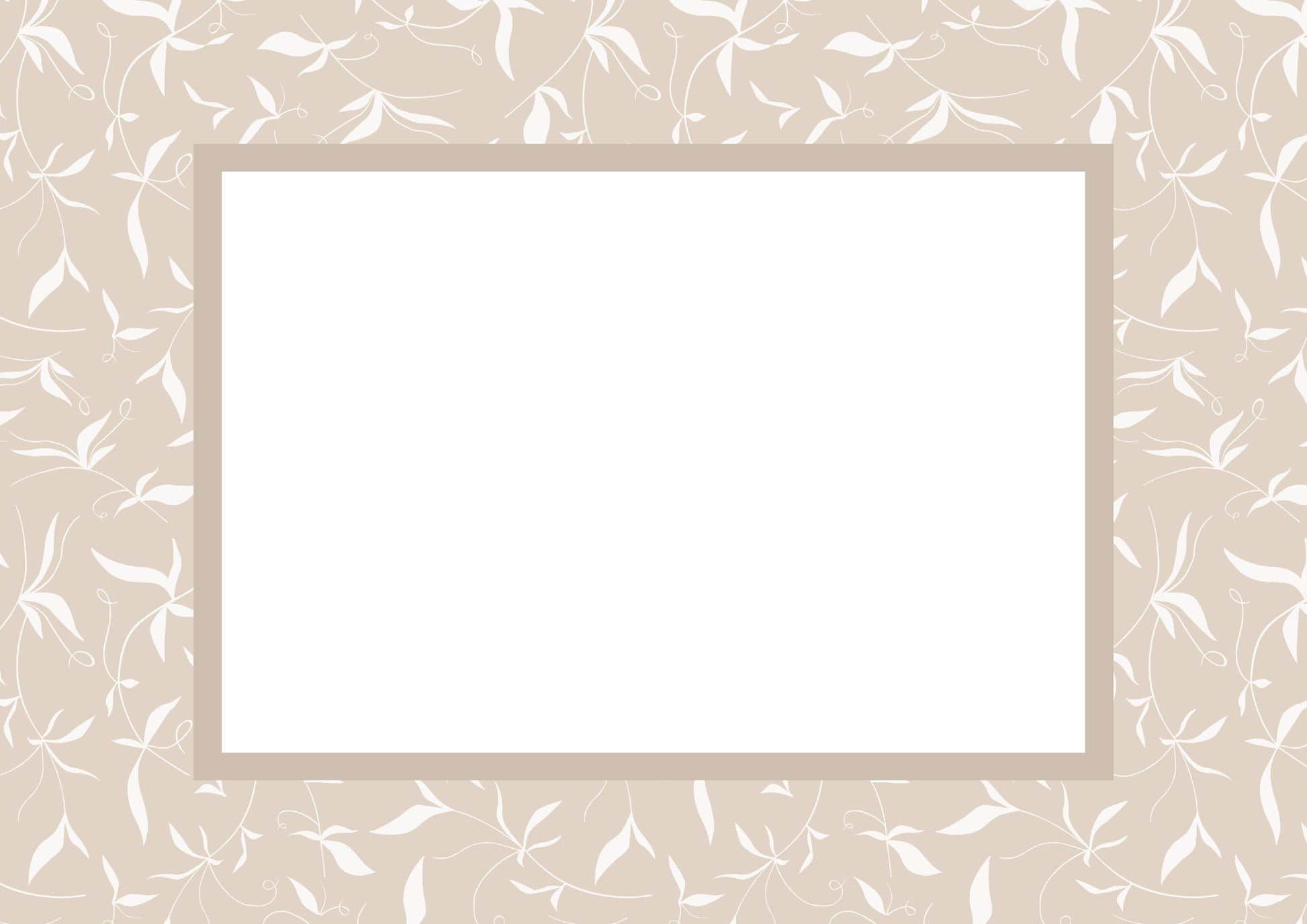 Botanical Photo Mount - passe-par-tout - landscape aperture - Coeur et Maman