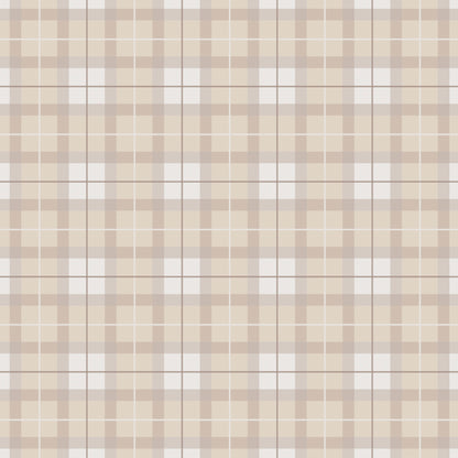 Taupe Rectangular Campbell of Cawdor Tartan Photo Mat