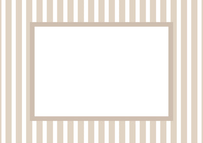 Taupe Landscape Medium Stripes Photo Mat