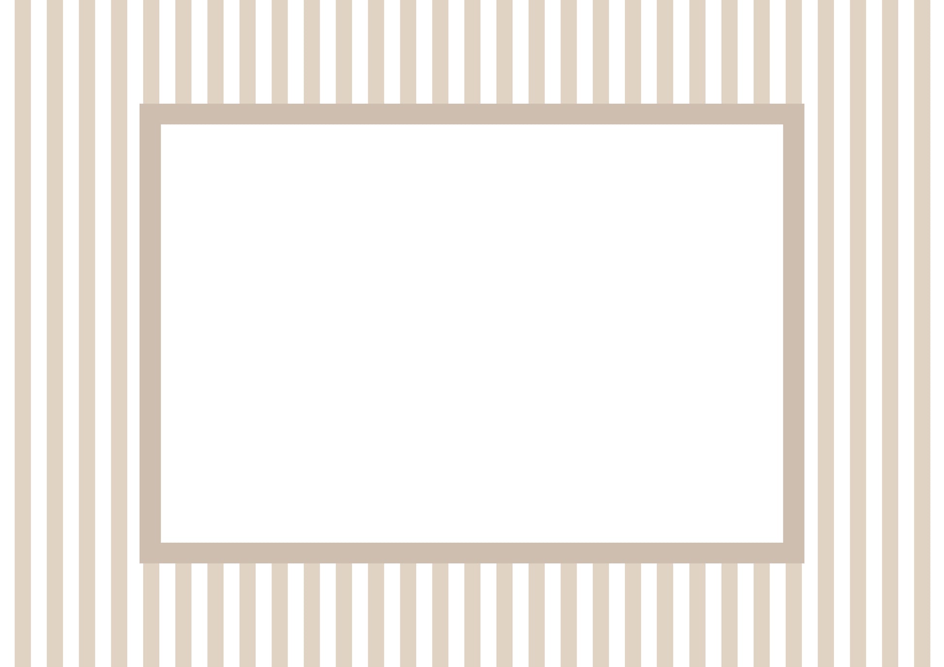 Small Stripes Photo Mount - passe-par-tout - landscape aperture - Coeur et Maman
