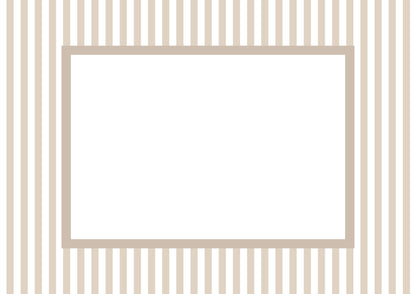Small Stripes Photo Mount - passe-par-tout - landscape aperture - Coeur et Maman