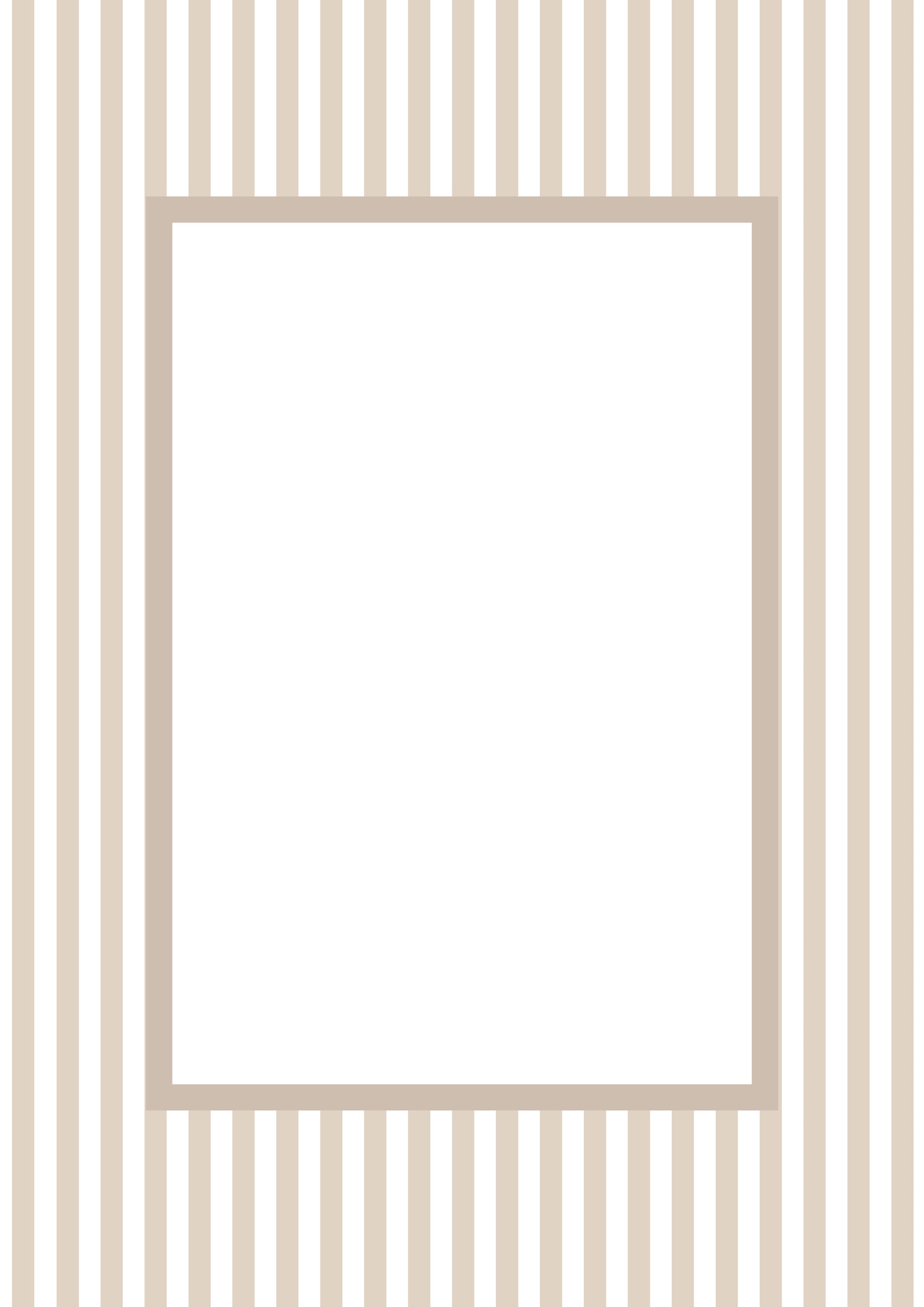 Taupe Rectangular Small Stripes Photo Mat