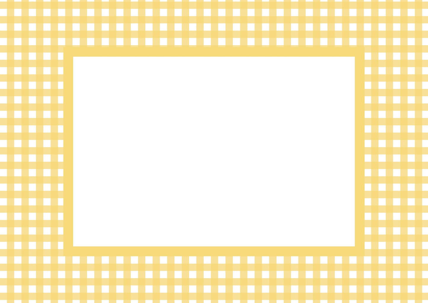 Gingham Photo Mount - passe-par-tout - landscape aperture - Coeur et Maman