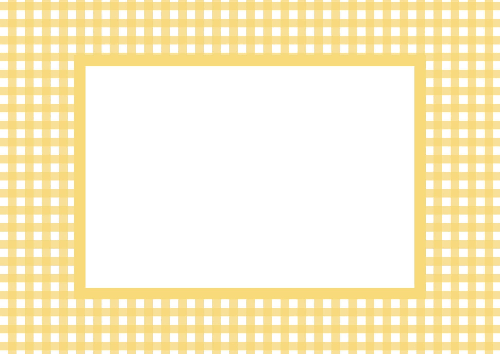 Gingham Photo Mount - passe-par-tout - landscape aperture - Coeur et Maman