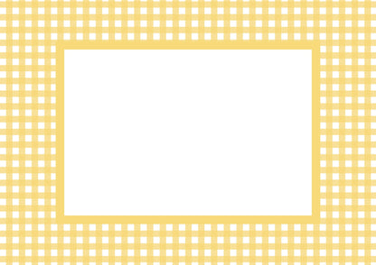 Gingham Photo Mount - passe-par-tout - landscape aperture - Coeur et Maman
