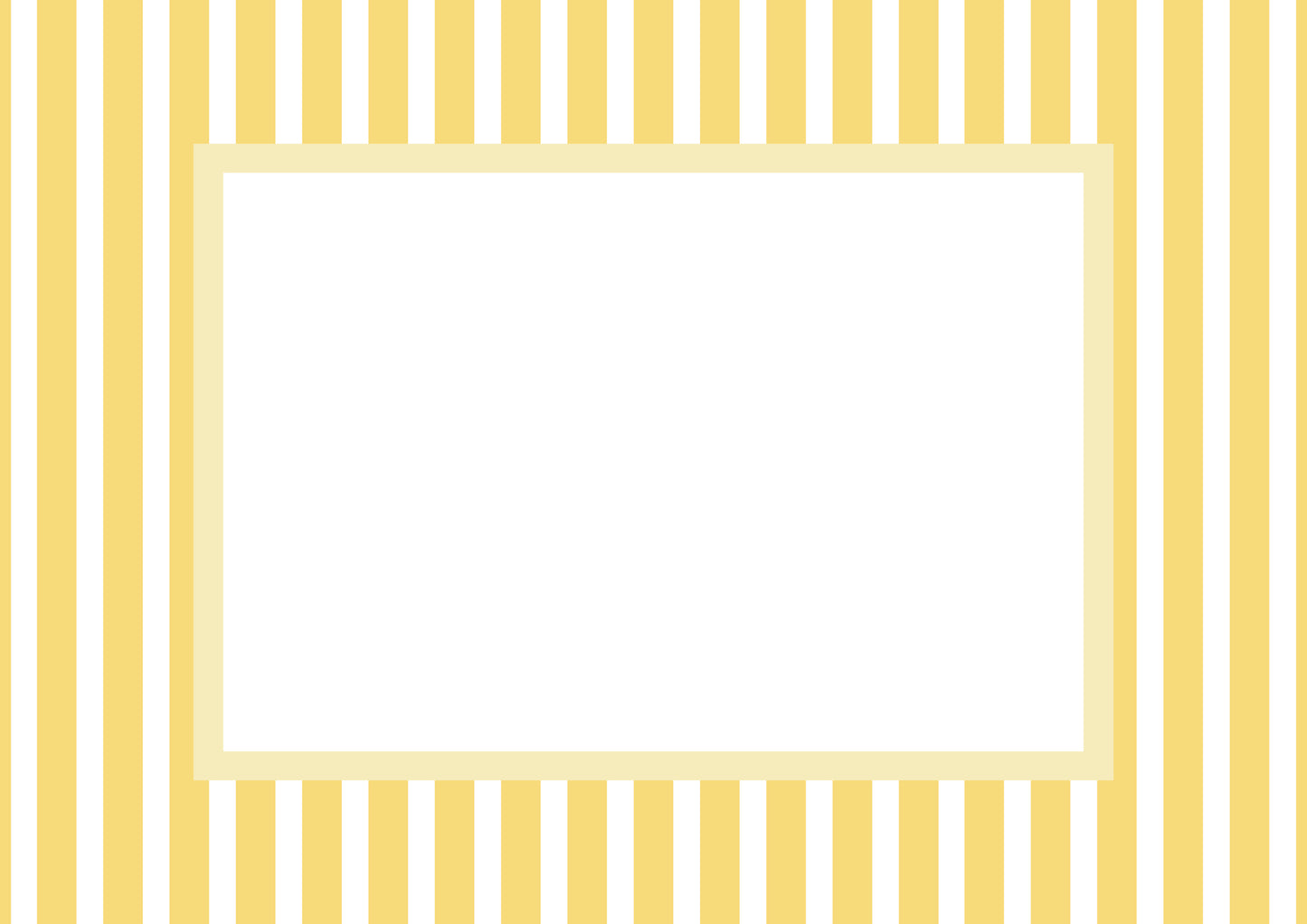 Medium Stripes Photo Mount - passe-par-tout - landscape aperture - Coeur et Maman