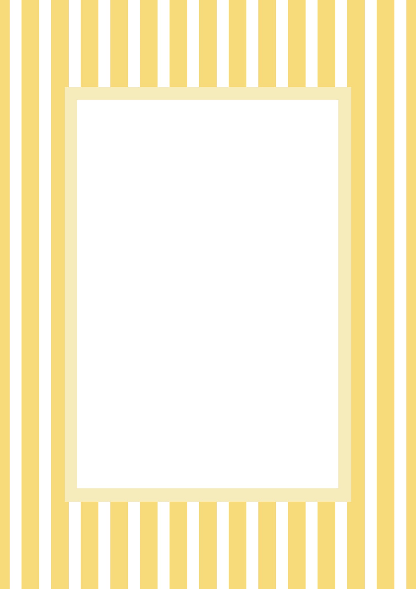 Medium Stripes Photo Mount - passepartout frame - rectangular aperture - Coeur et Maman