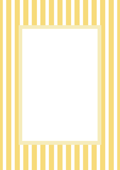 Medium Stripes Photo Mount - passepartout frame - rectangular aperture - Coeur et Maman
