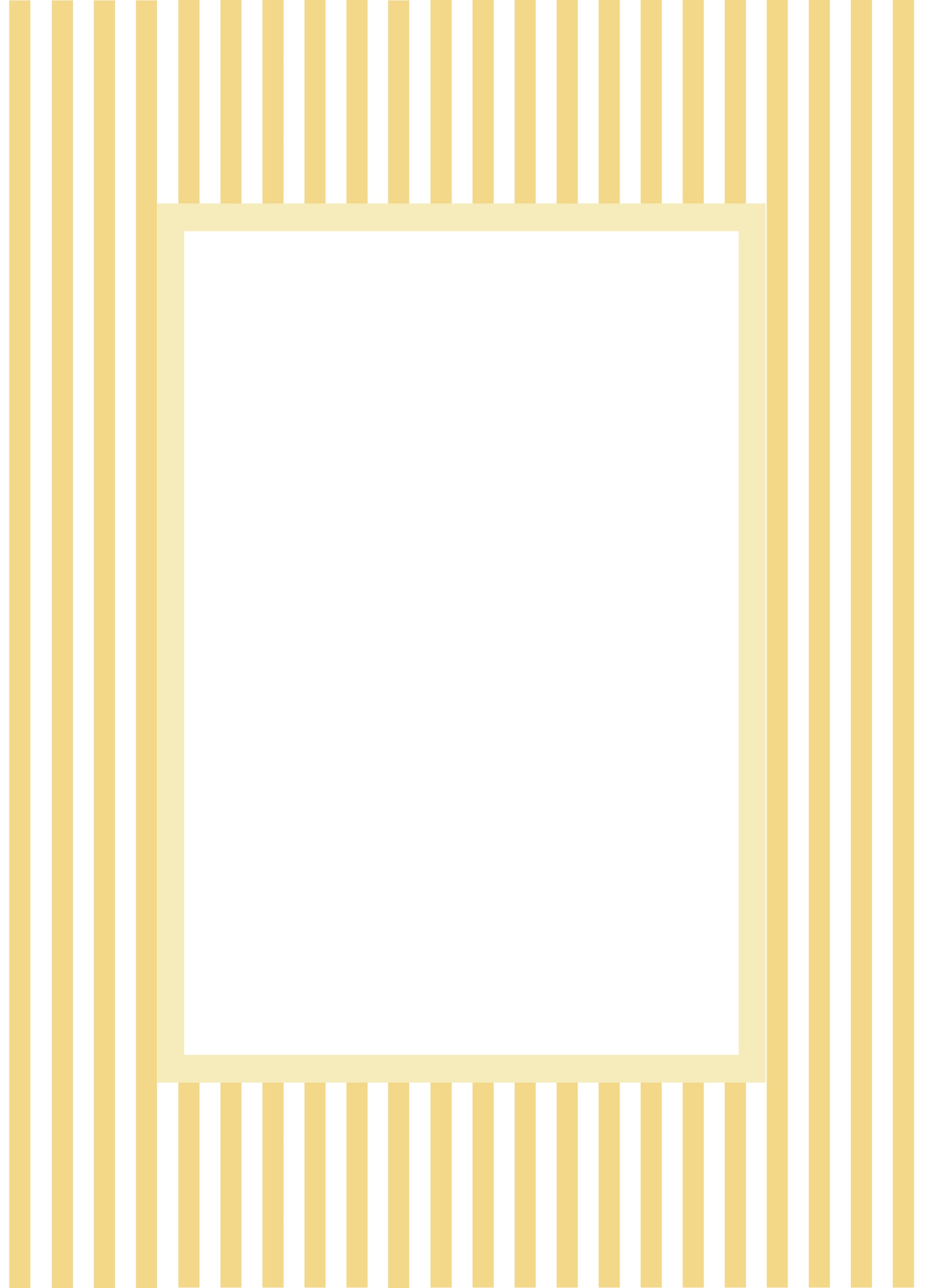 Small Stripes Photo Mount - passepartout frame - rectangular aperture - Coeur et Maman