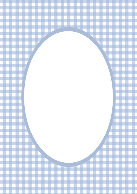 Gingham__Blue__Oval

Blue gingham picture frame mat board with classic check pattern; ideal for framing nursery prints, baby boy photographs, or family artwork — a thoughtful gift for baby showers, christenings, or first birthdays.