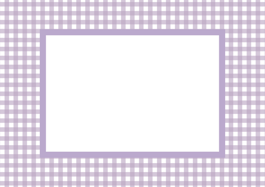 Gingham__Lilac__Vertical

Lilac gingham picture frame mat board with delicate checks; perfect for framing floral prints, soft-toned nursery art, or birthday photos — a sweet gift for spring birthdays, Easter, or girls’ bedrooms.