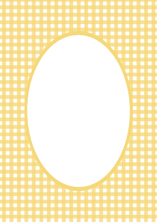 Gingham__Yellow__Oval

Yellow gingham picture frame mat board with sunny check pattern; ideal for cheerful nursery prints, seasonal décor, or children’s photographs — a joyful gift for birthdays, baby showers, or Easter.