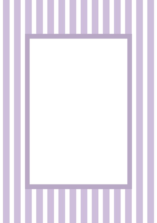 Mediumstripes__Lilac__vertical

Lilac striped picture frame mat board with gentle vertical lines; perfect for soft-toned nursery art, girls’ birthday photos, or floral prints — a lovely gift for baby showers, birthdays, christenings, or springtime decorating.