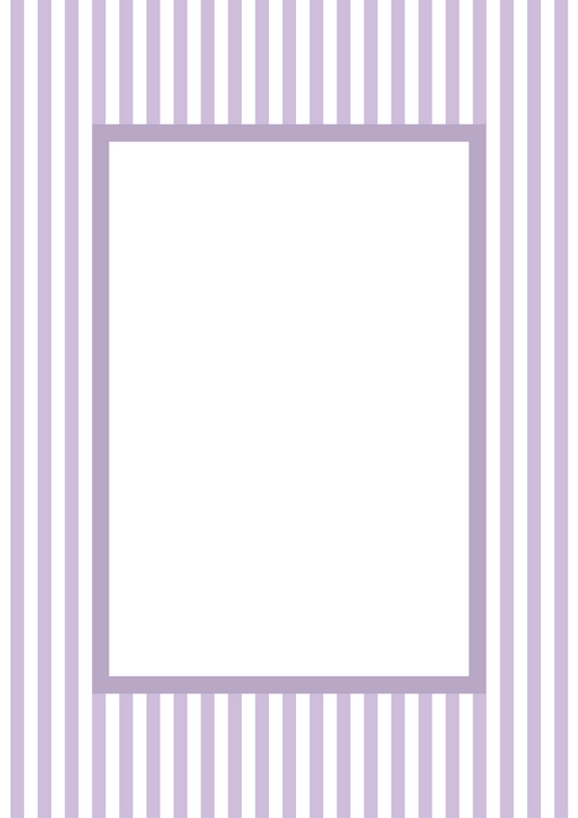 Smallstripes__Lilac__Rectangle

Lilac striped picture frame mat board with gentle vertical lines; perfect for soft-toned nursery art, girls’ birthday photos, or floral prints — a lovely gift for baby showers, birthdays, christenings, or springtime decorating.