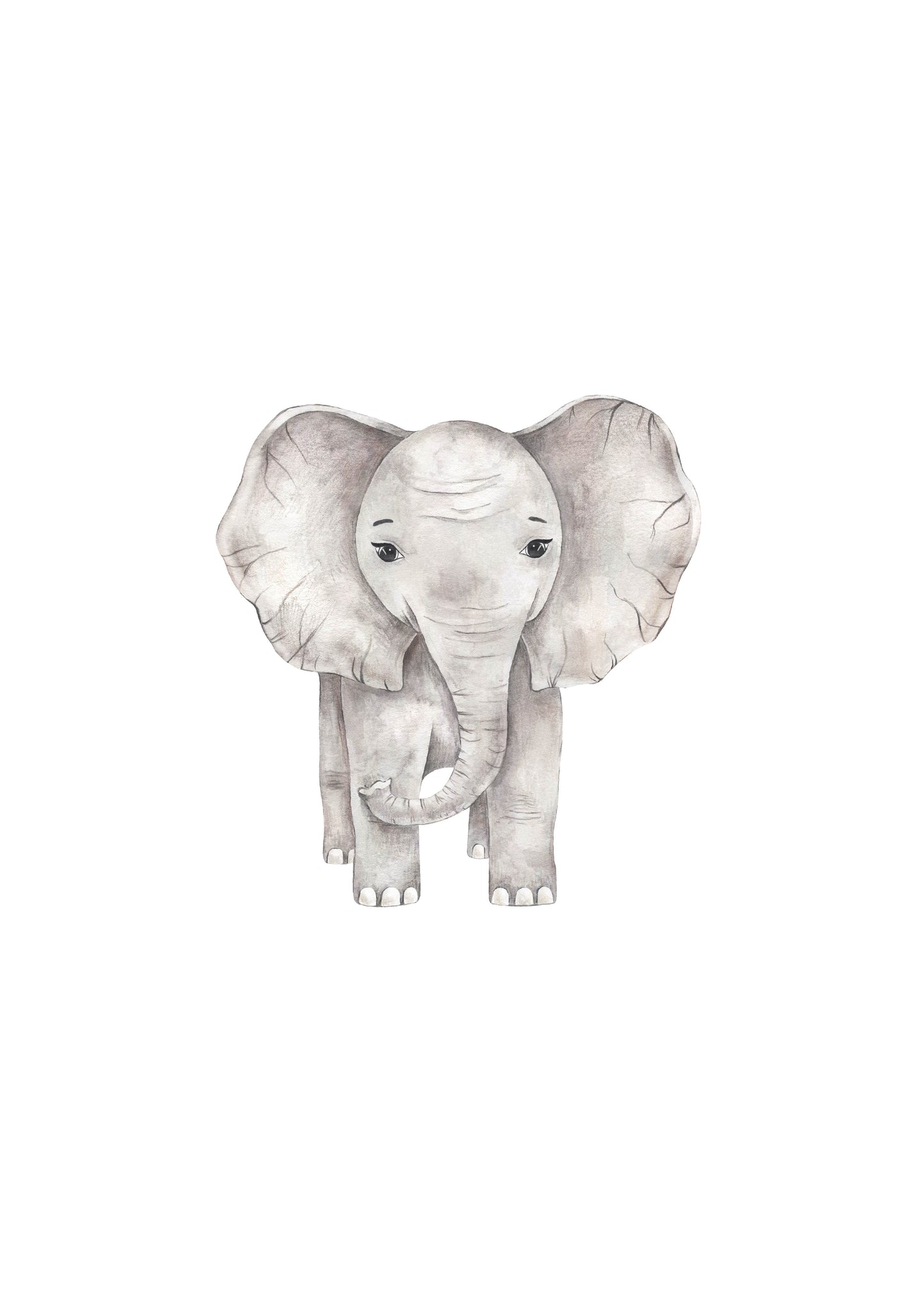 ELEPHANT NURSERY ART PRINT - Coeur et Maman