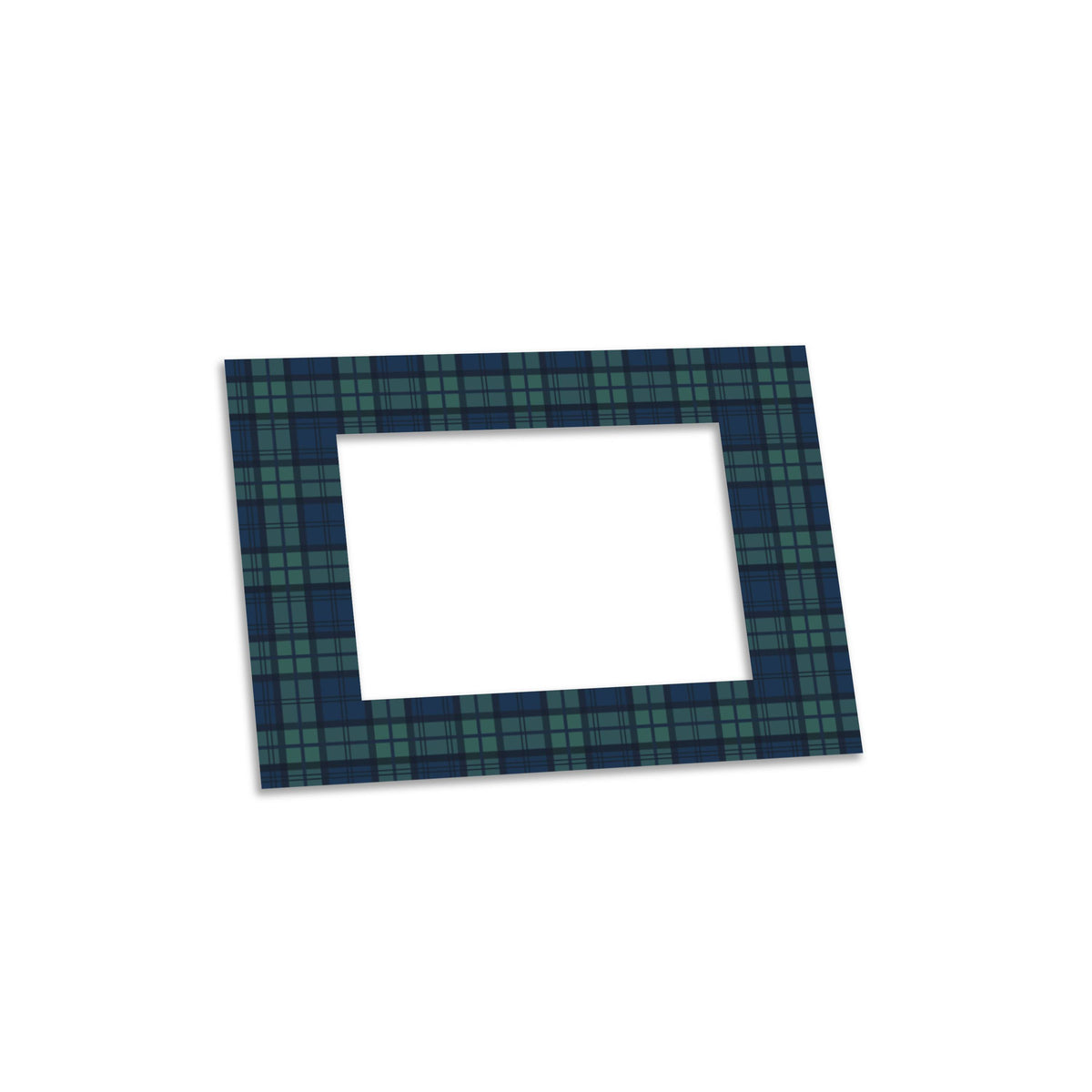 Black Watch Tartan Photo Mount