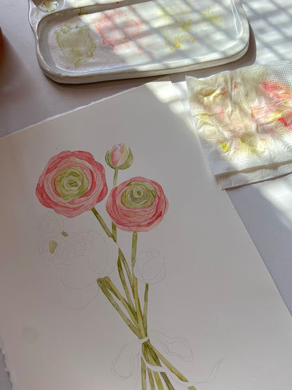 Ranunculus Nursery Art Print