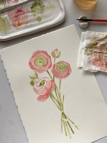 Ranunculus Nursery Art Print