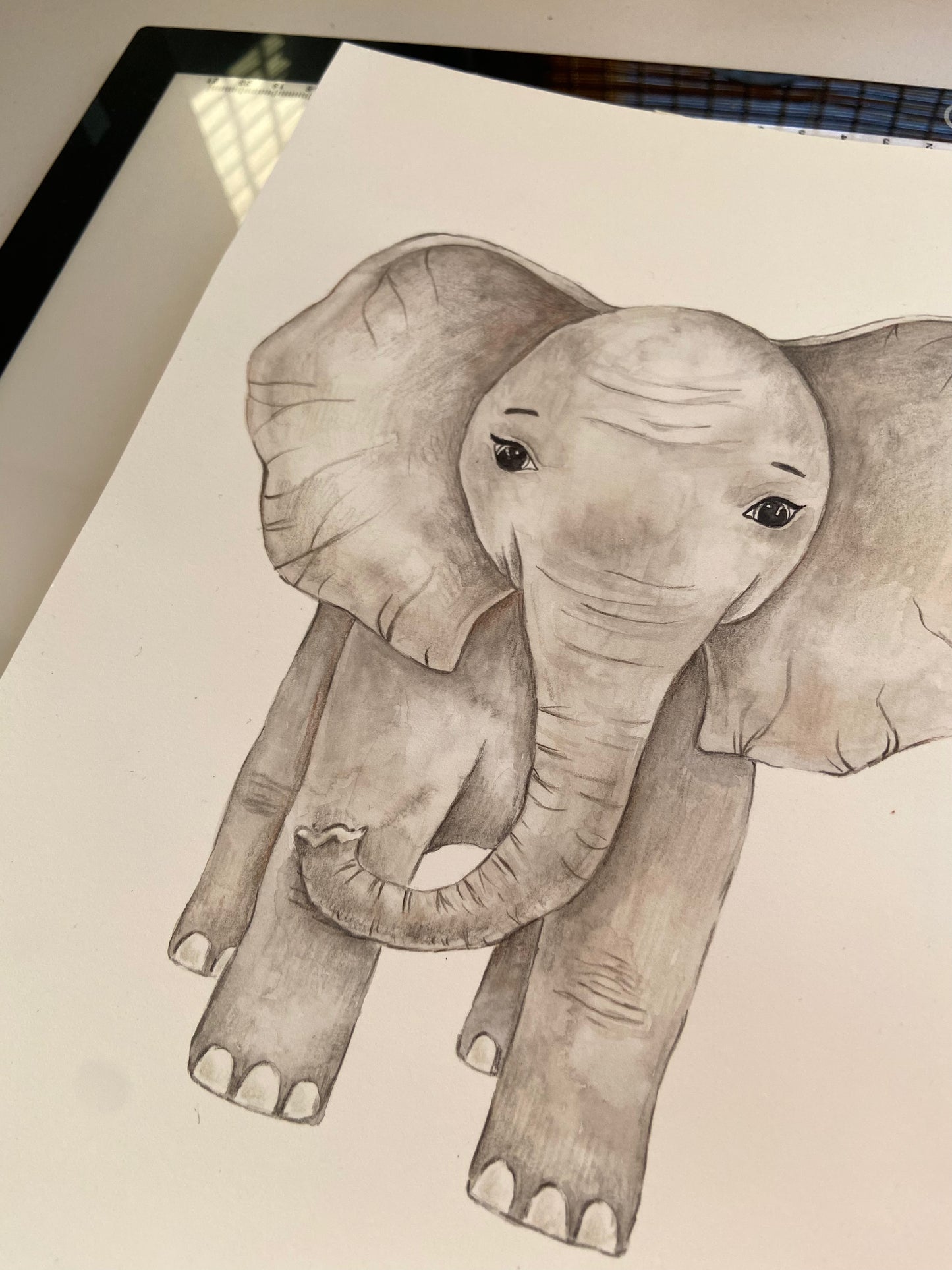 Elephant Nursery Art Print